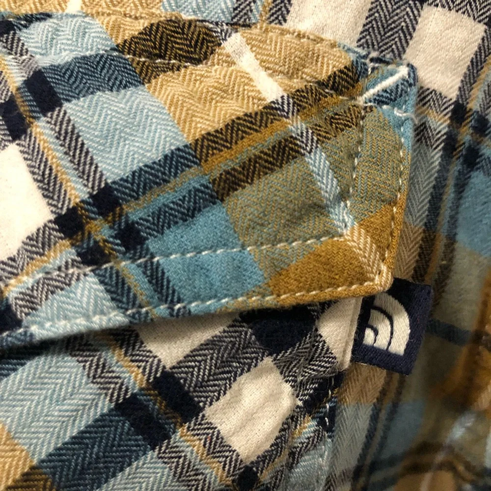 The North Face Plaid Short Sleeve Button Down